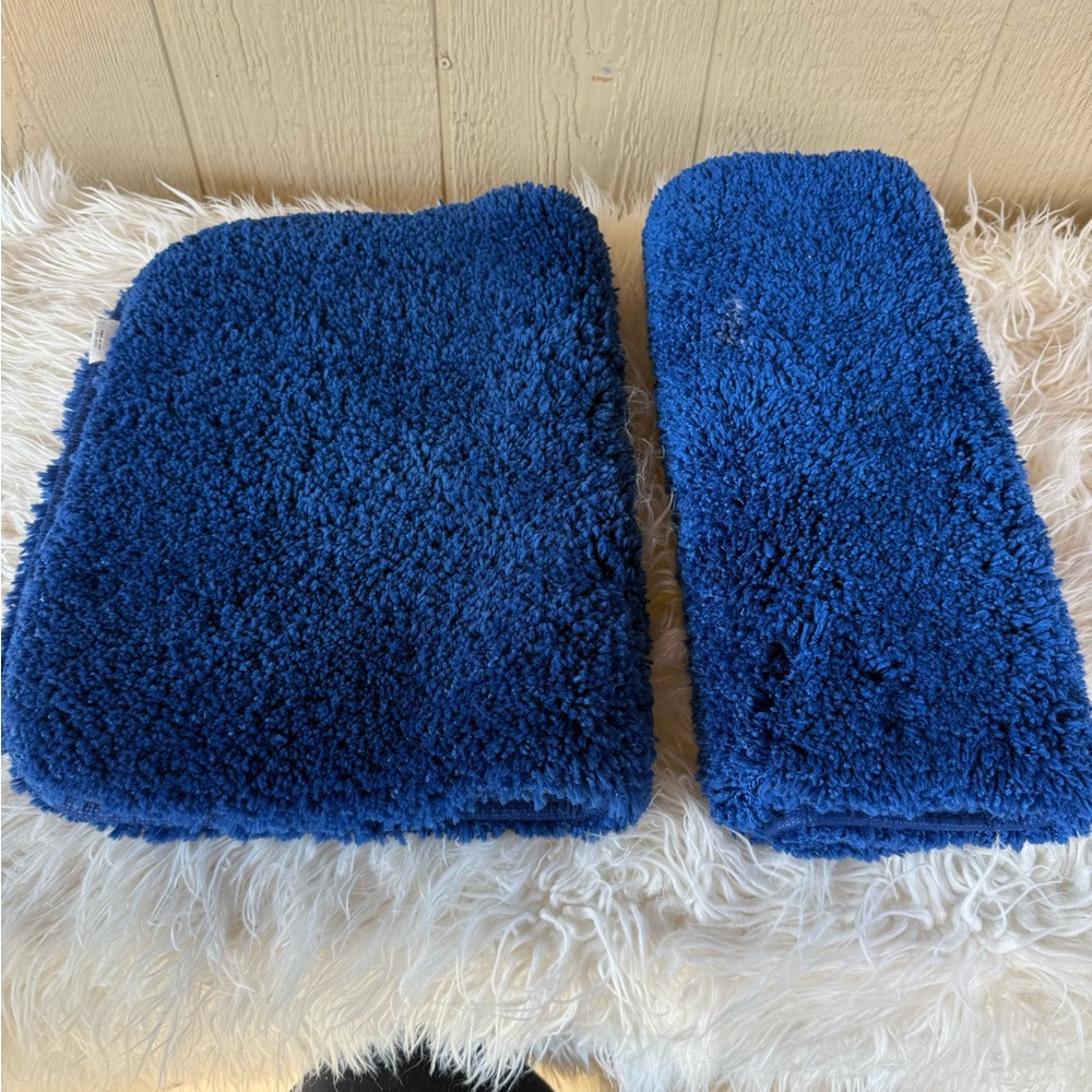 Charter Club Blue Bath Mats